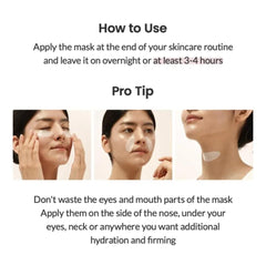 Bio Collagen Real Deep Mask Hydrating Overnight Hydrogel Mask Pore Minimizing Elasticity Improvement