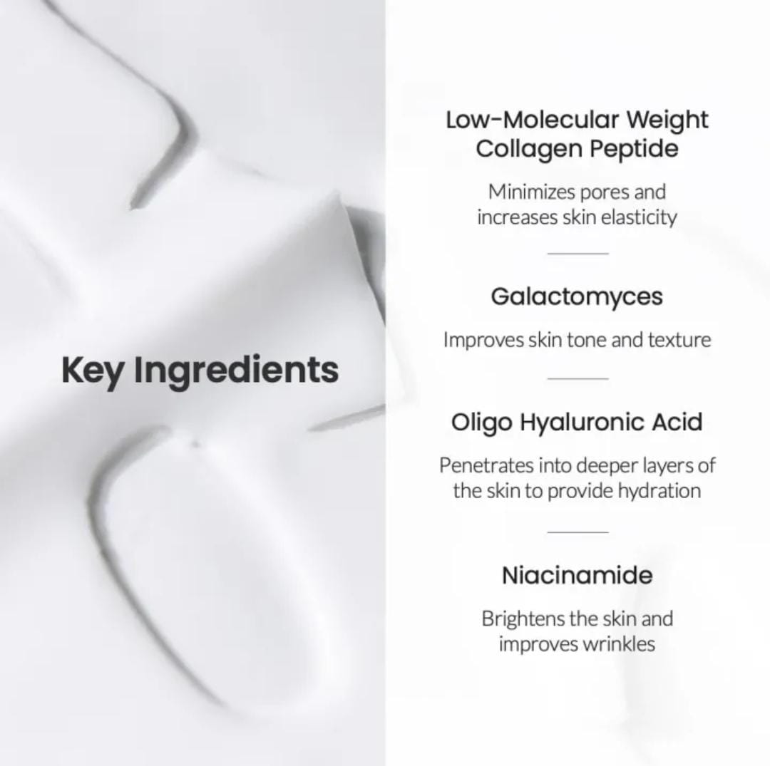 Bio Collagen Real Deep Mask Hydrating Overnight Hydrogel Mask Pore Minimizing Elasticity Improvement